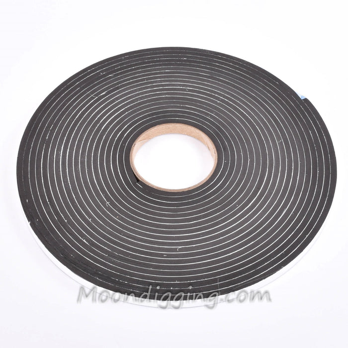 Sponge Neoprene Stripping W/Adhesive 5/8in Wide X 1/4in Thick X 37.5ft Long