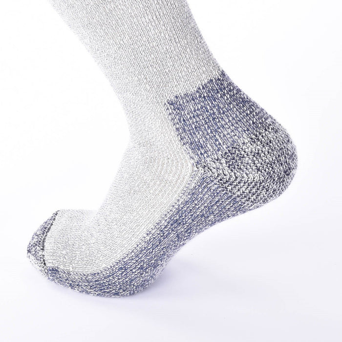 Kid Mohair Thermal Socks Mottled Blue - Unisex
