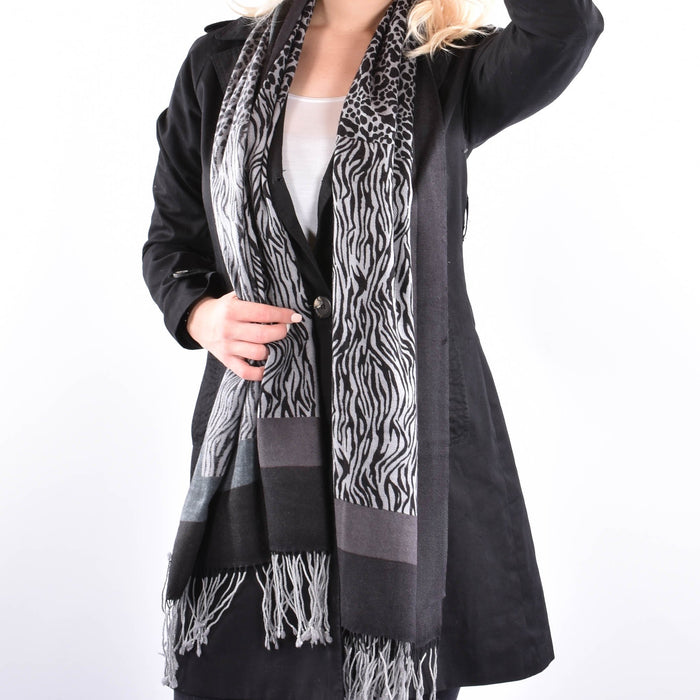Stylish 100% Fine Woven Wool Scarf Selection