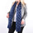 Dots of Blue - Luxurious Modal and Cashmere Woven Scarf