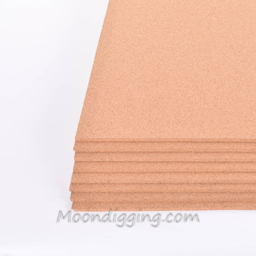 8 Pack - Fine Grain Plain Cork Sheets 24" X 36"