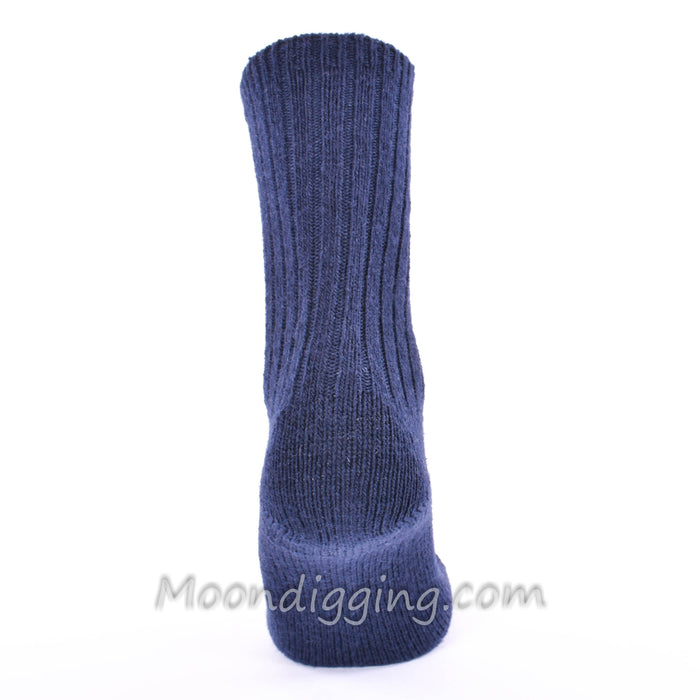 Duray Unisex Universal Comfort Navy Blue Lambswool Socks